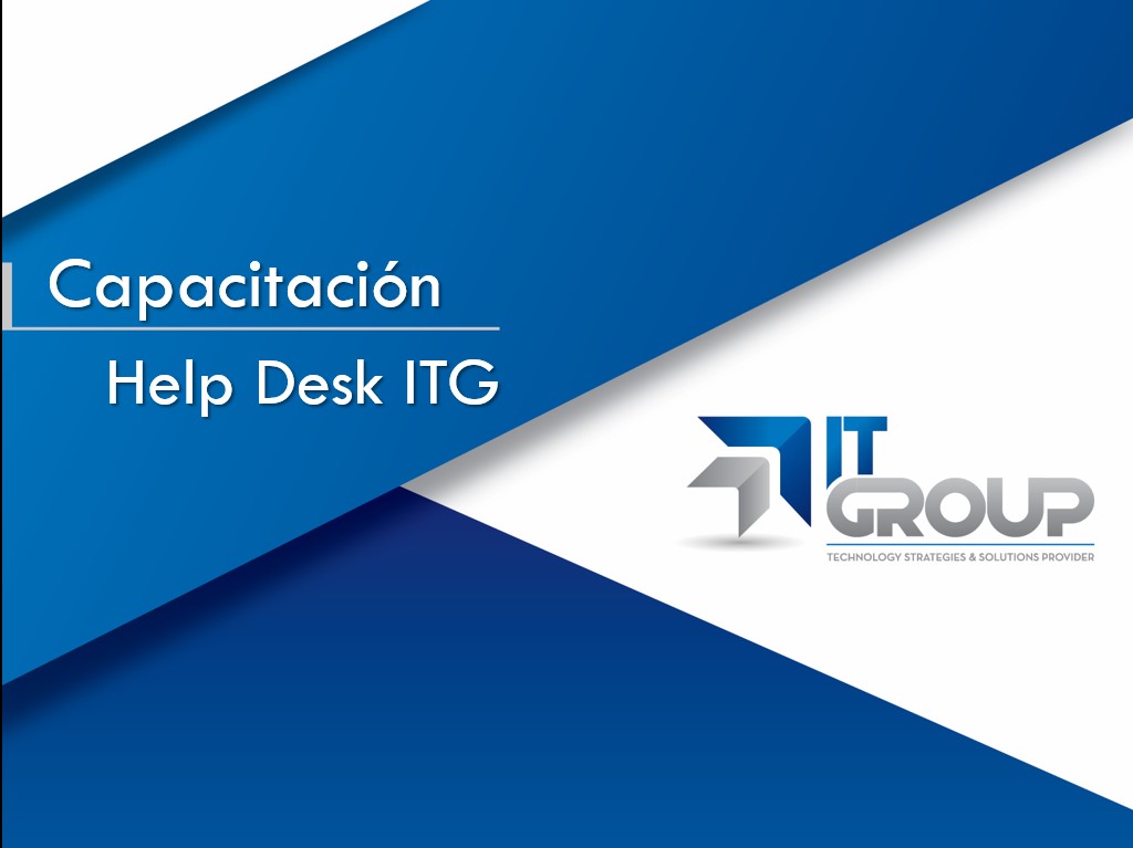Capacitación Help Desk Pagina de Tickets