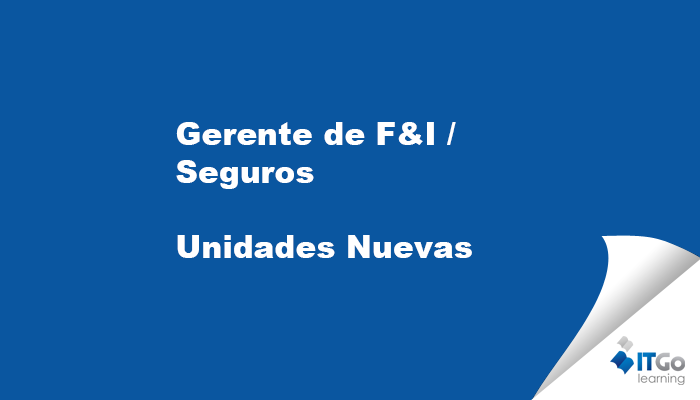 Gerente de F&I / Seguros